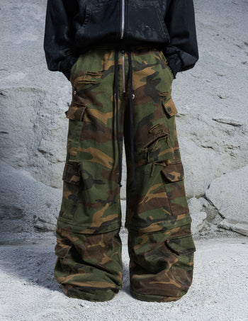 TRANSFORMER CAMO CARGO PANTS
