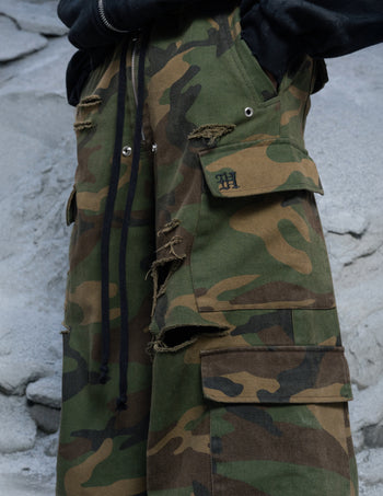 TRANSFORMER CAMO CARGO PANTS