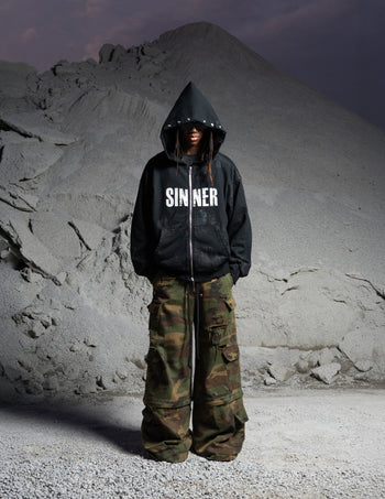 SINNER ZIP-UP HOODIE