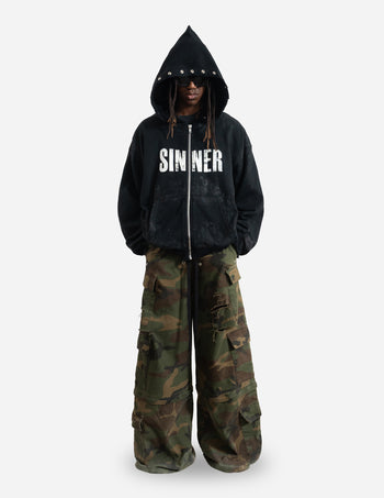 SINNER ZIP-UP HOODIE