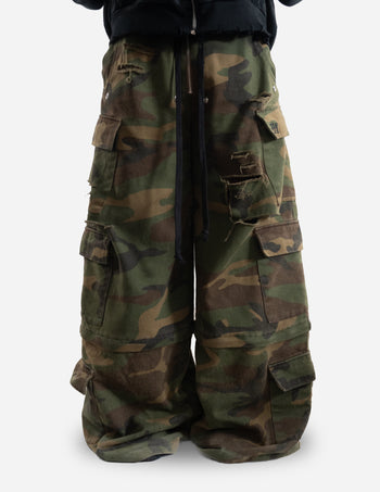 TRANSFORMER CAMO CARGO PANTS