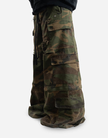 TRANSFORMER CAMO CARGO PANTS