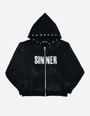 SINNER ZIP-UP HOODIE